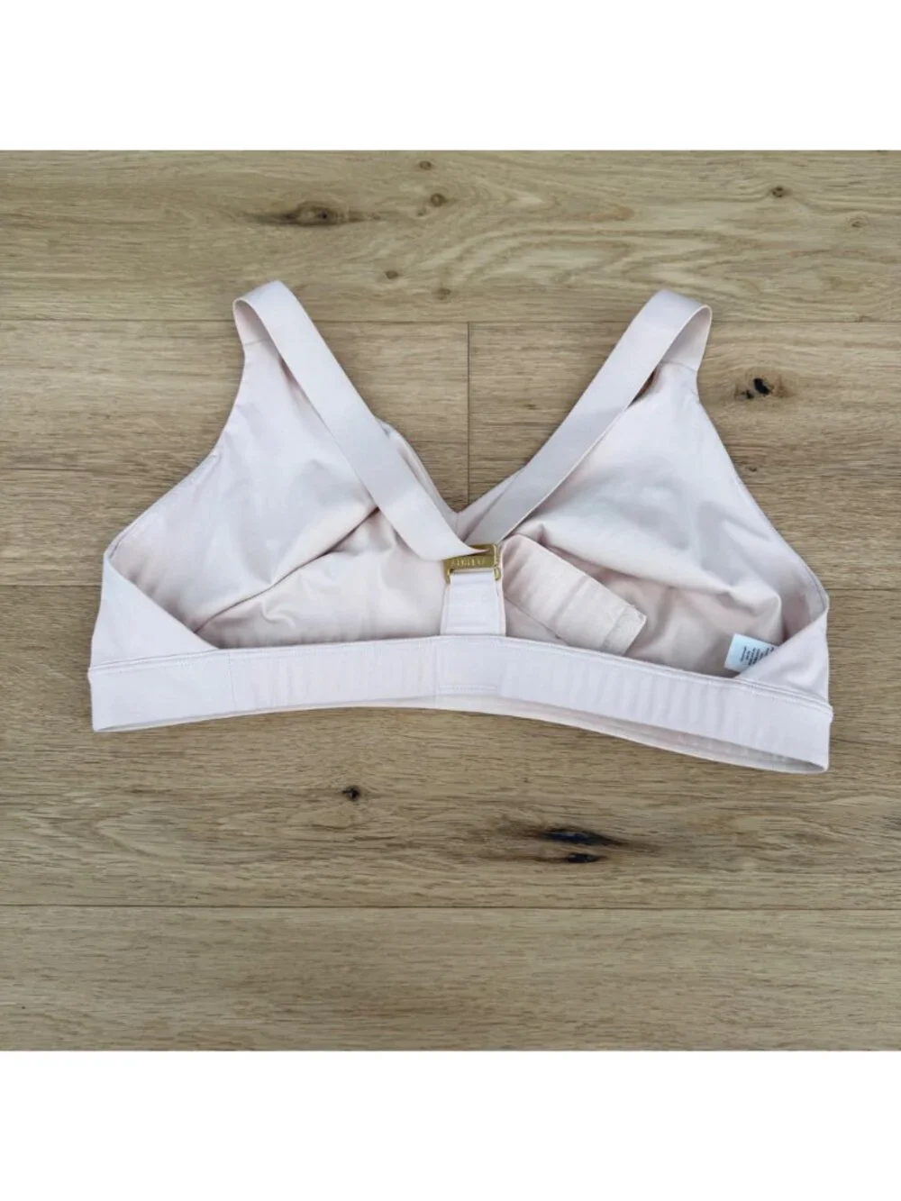 Athleta A-C Pyramid Sports Bra Size M Ballgown Pink Adjustable T Strap Active